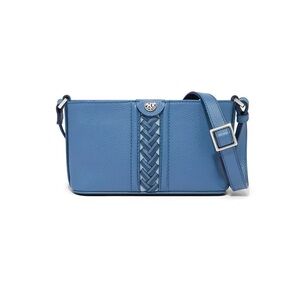 Brahmin Blue Leather Crossbody Bag